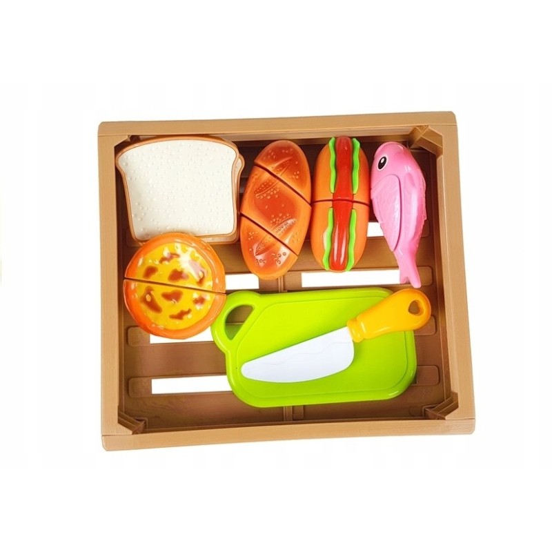 Zestaw Do Krojenia Hot Dog Ryba na Rzepy w Skrzyni