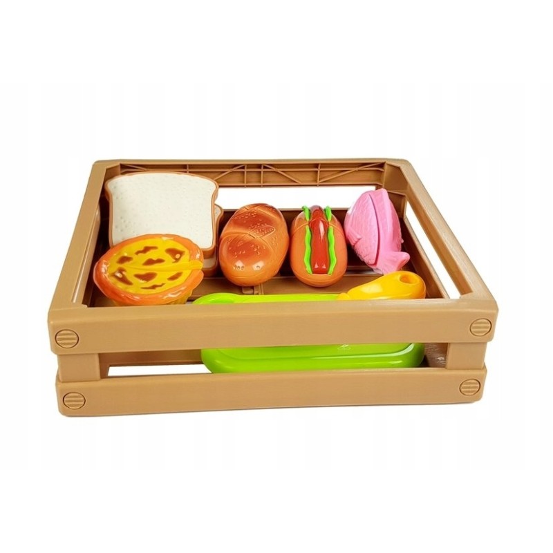 Zestaw Do Krojenia Hot Dog Ryba na Rzepy w Skrzyni