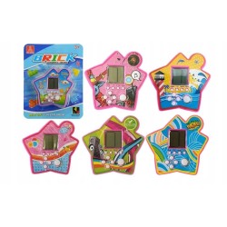 Gra Elektroniczna Kieszonkowa Tetris Gwiazdka Fioletowy