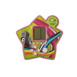 Gra Elektroniczna Kieszonkowa Tetris Gwiazdka Fioletowy