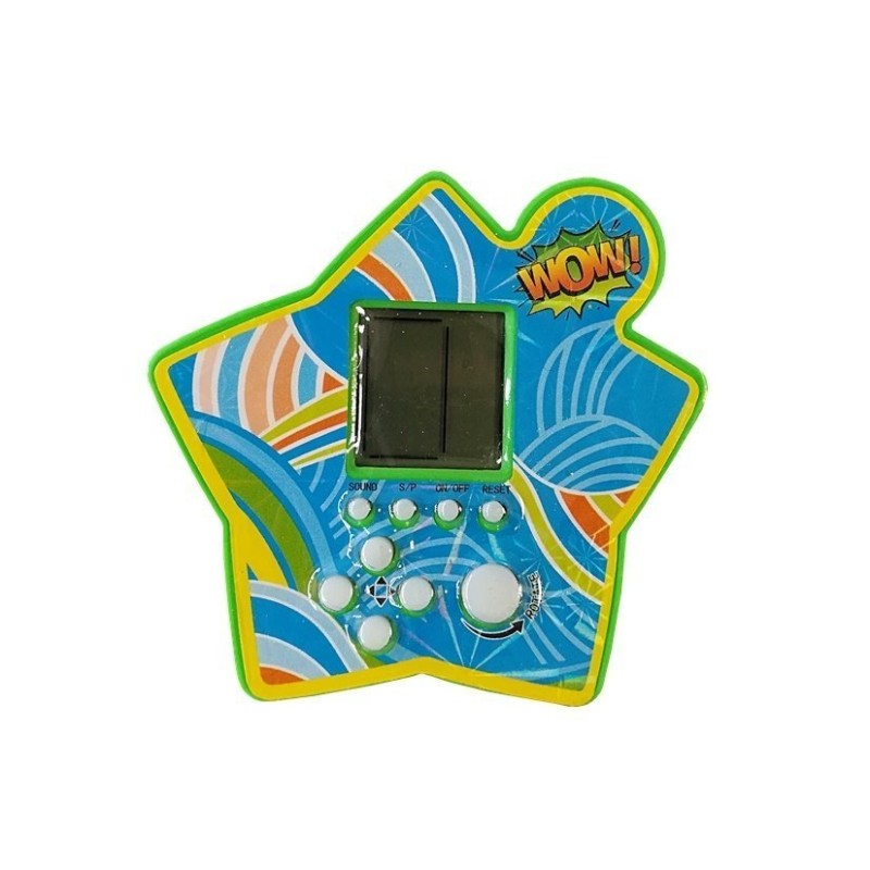 Gra Elektroniczna Kieszonkowa Tetris Gwiazdka Zielony