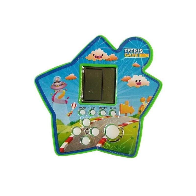 Gra Elektroniczna Kieszonkowa Tetris Gwiazdka Zielony