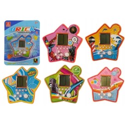 Gra Elektroniczna Kieszonkowa Tetris Gwiazdka Pomarańczowy