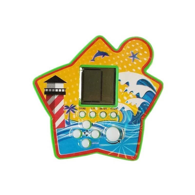 Gra Elektroniczna Kieszonkowa Tetris Gwiazdka Zielony