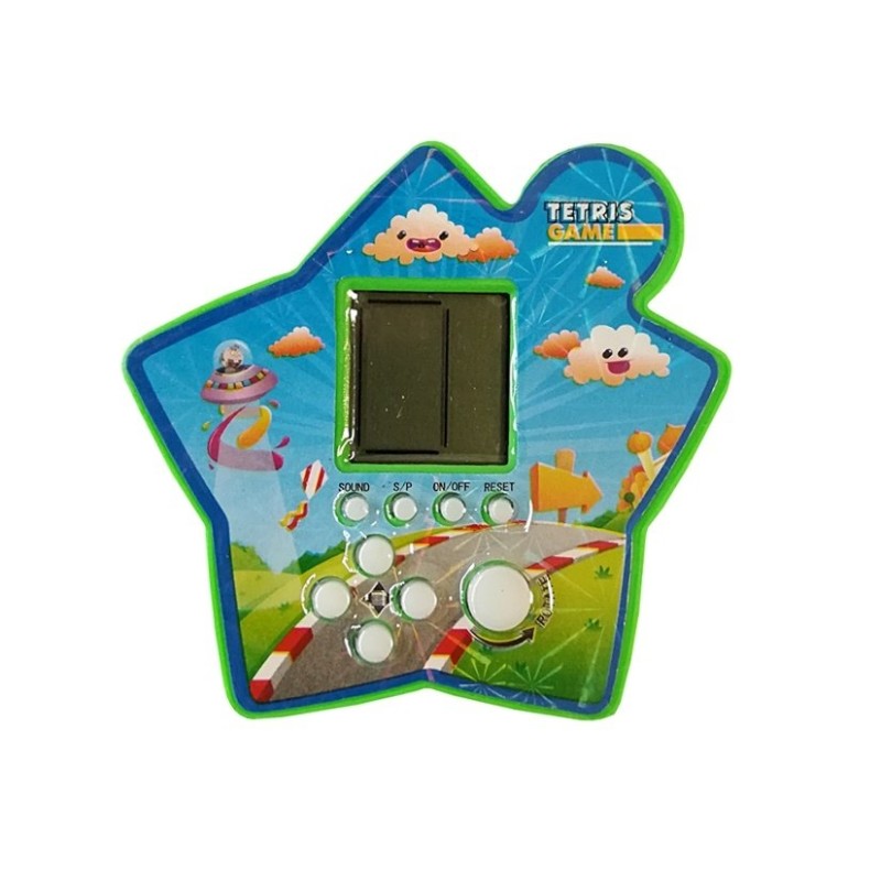 Gra Elektroniczna Kieszonkowa Tetris Gwiazdka Zielony
