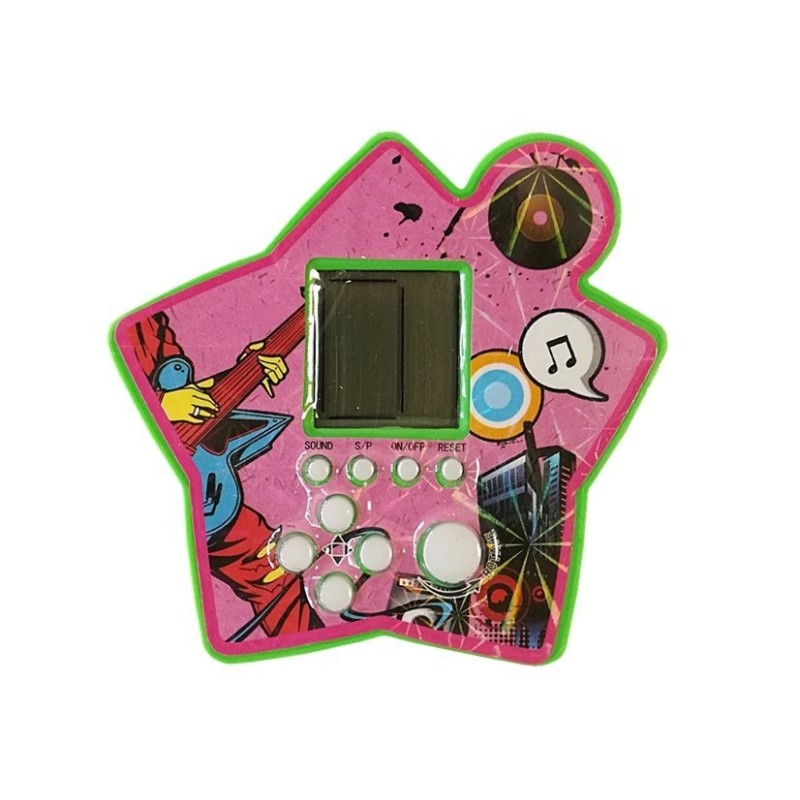 Gra Elektroniczna Kieszonkowa Tetris Gwiazdka Zielony