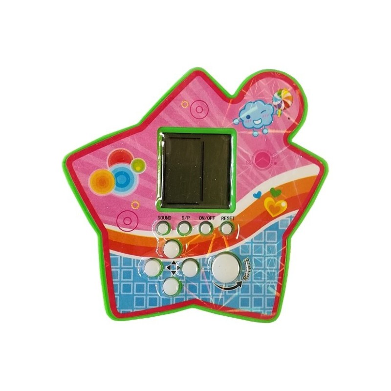 Gra Elektroniczna Kieszonkowa Tetris Gwiazdka Zielony