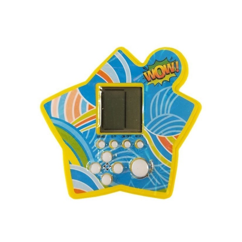 Gra Elektroniczna Kieszonkowa Tetris Gwiazdka Żółty