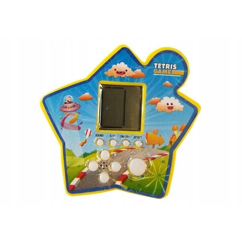 Gra Elektroniczna Kieszonkowa Tetris Gwiazdka Żółty