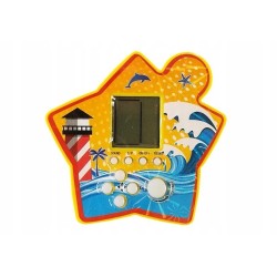 Gra Elektroniczna Kieszonkowa Tetris Gwiazdka Żółty