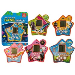 Gra Elektroniczna Kieszonkowa Tetris Gwiazdka Pomarańczowy