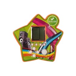 Gra Elektroniczna Kieszonkowa Tetris Gwiazdka Pomarańczowy