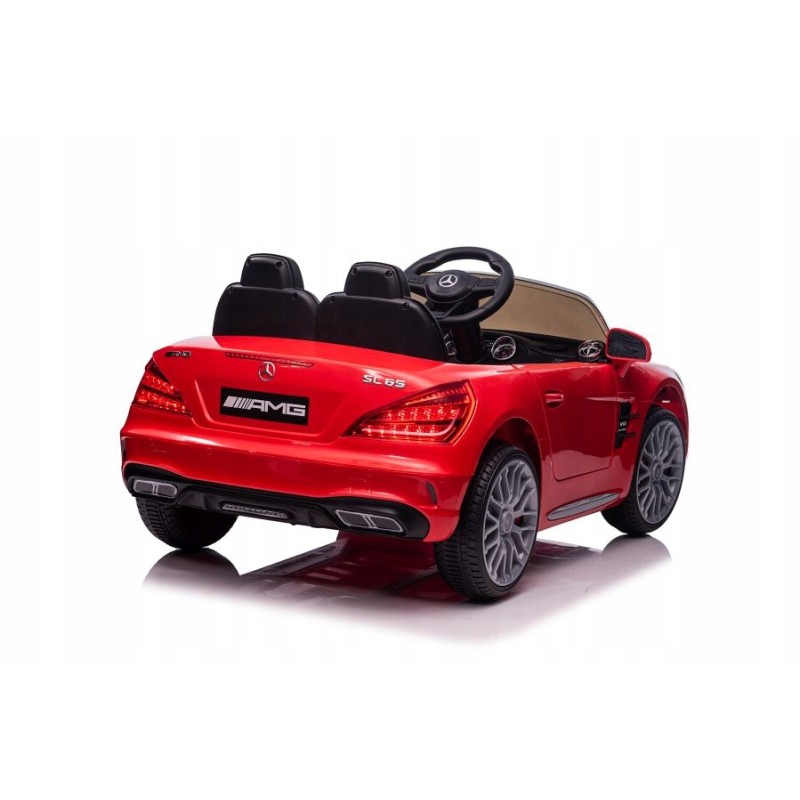 Auto Na Akumulator Mercedes SL65 S Czerwony Lakierowany LCD