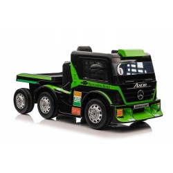 Auto Na Akumulator Mercedes + Naczepa XMX622B Zielony LCD