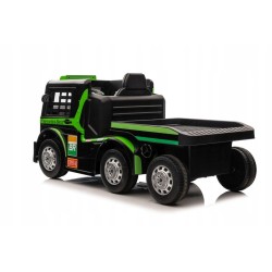 Auto Na Akumulator Mercedes + Naczepa XMX622B Zielony LCD