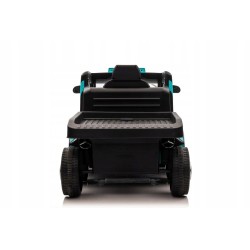 Auto Na Akumulator Mercedes+ Naczepa XMX622B Niebieski LCD