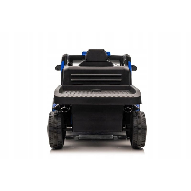 Auto Na Akumulator Mercedes + Naczepa XMX622B Granatowy LCD