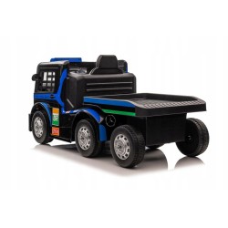 Auto Na Akumulator Mercedes + Naczepa XMX622B Granatowy LCD