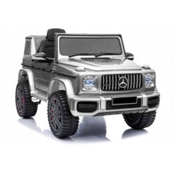 Auto na akumulator Mercedes G63 Srebrny Lakier