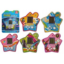 Gra Elektroniczna Kieszonkowa Tetris Gwiazdka Fioletowy