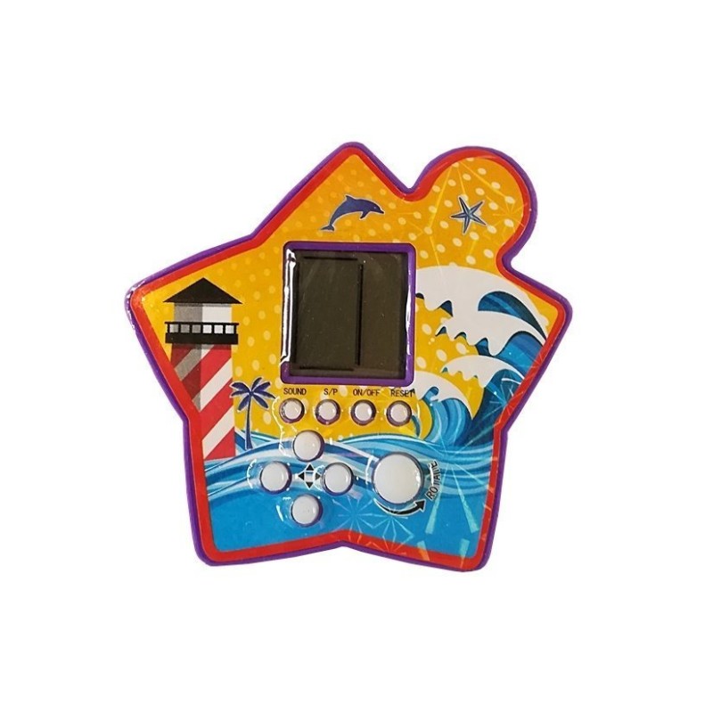 Gra Elektroniczna Kieszonkowa Tetris Gwiazdka Fioletowy