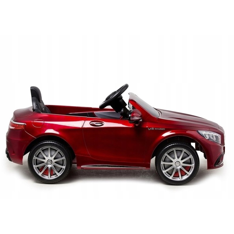 Auto na Akumulator Mercedes S63 Czerwony Lakier