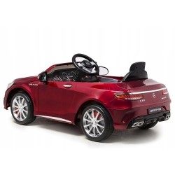 Auto na Akumulator Mercedes S63 Czerwony Lakier