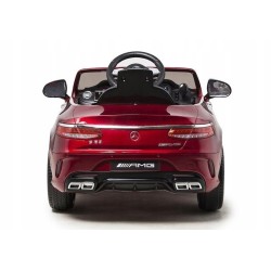 Auto na Akumulator Mercedes S63 Czerwony Lakier