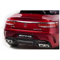 Auto na Akumulator Mercedes S63 Czerwony Lakier