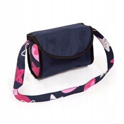 Bayer Wózek głęboki dla lalki City Star granatowo-różowy 13669AA