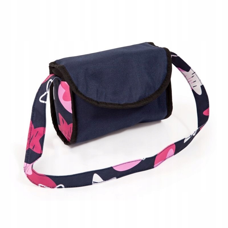 Bayer Wózek głęboki dla lalki City Star granatowo-różowy 13669AA