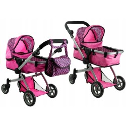 Wózek dla lalek Alice Głęboki, Spacerówka 2w1