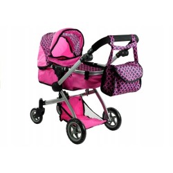 Wózek dla lalek Alice Głęboki, Spacerówka 2w1