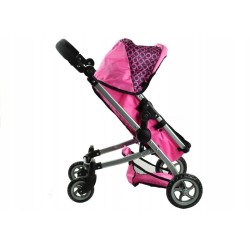 Wózek dla lalek Alice Głęboki, Spacerówka 2w1