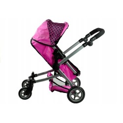 Wózek dla lalek Alice Głęboki, Spacerówka 2w1