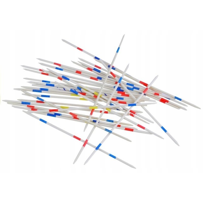 Bierki Mikado Drewniane Patyczki Gra Towarzyska