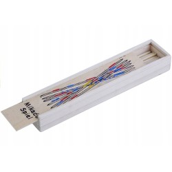 Bierki Mikado Drewniane Patyczki Gra Towarzyska