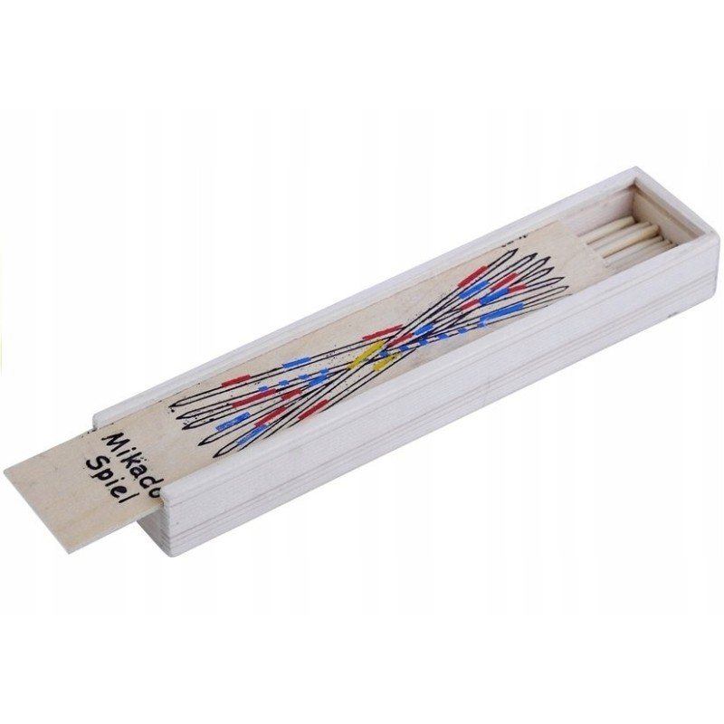 Bierki Mikado Drewniane Patyczki Gra Towarzyska