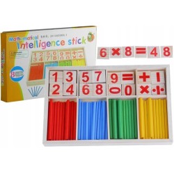 Zestaw Edukacyjny Drewniany Do Nauki Matematyki