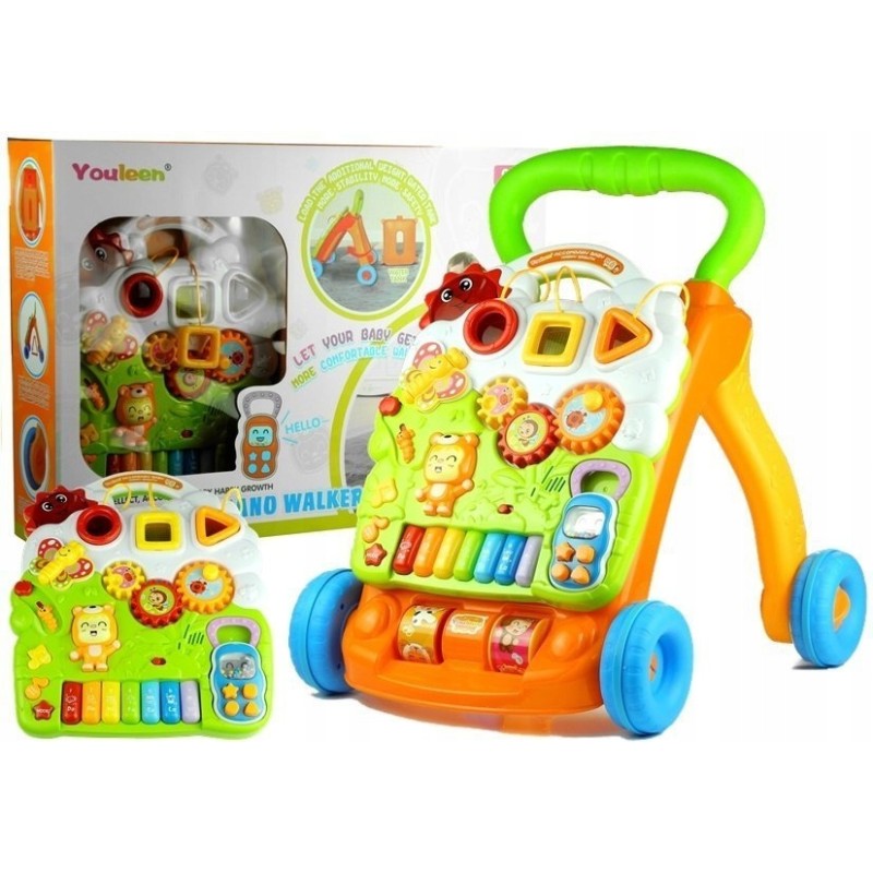 Interaktywny Chodzik Pchacz Panel Świeci Gra