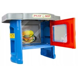 Duża Kuchnia z Piekarnikiem Akcesoria Niebieska