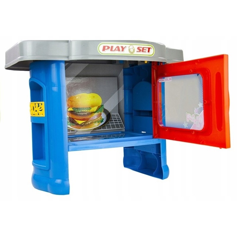 Duża Kuchnia z Piekarnikiem Akcesoria Niebieska