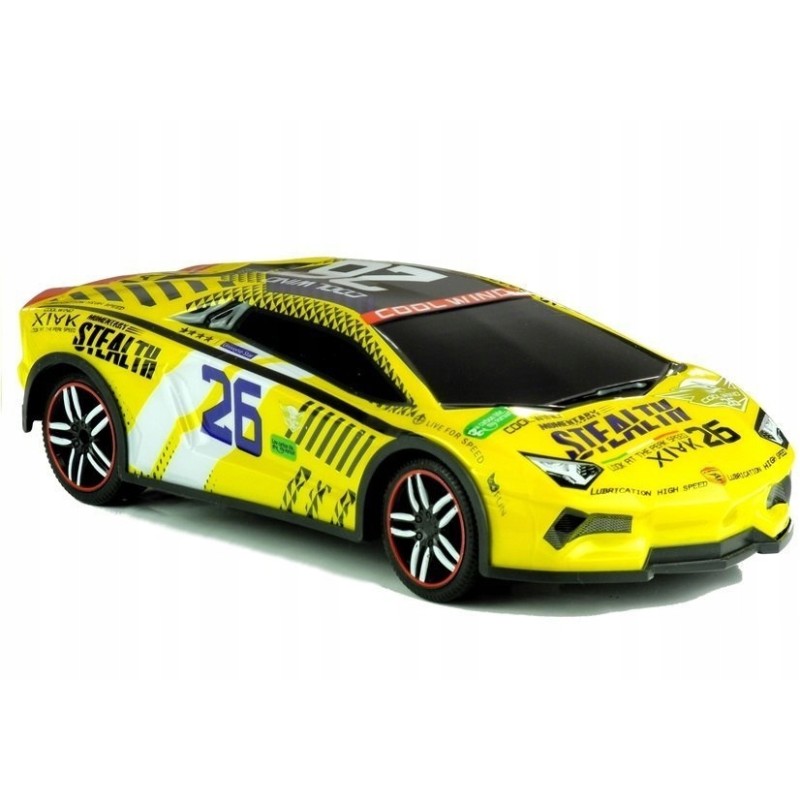 Auto Zdalnie Sterowane Sportowe Pilot R/C Żółte