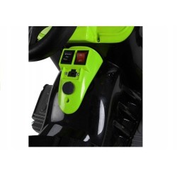 Traktor na akumulator z Łyżką Koparka Zielony