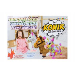 PROMO Konik do skakania pluszowy mix 3 kolory 1004073 cena za 1szt