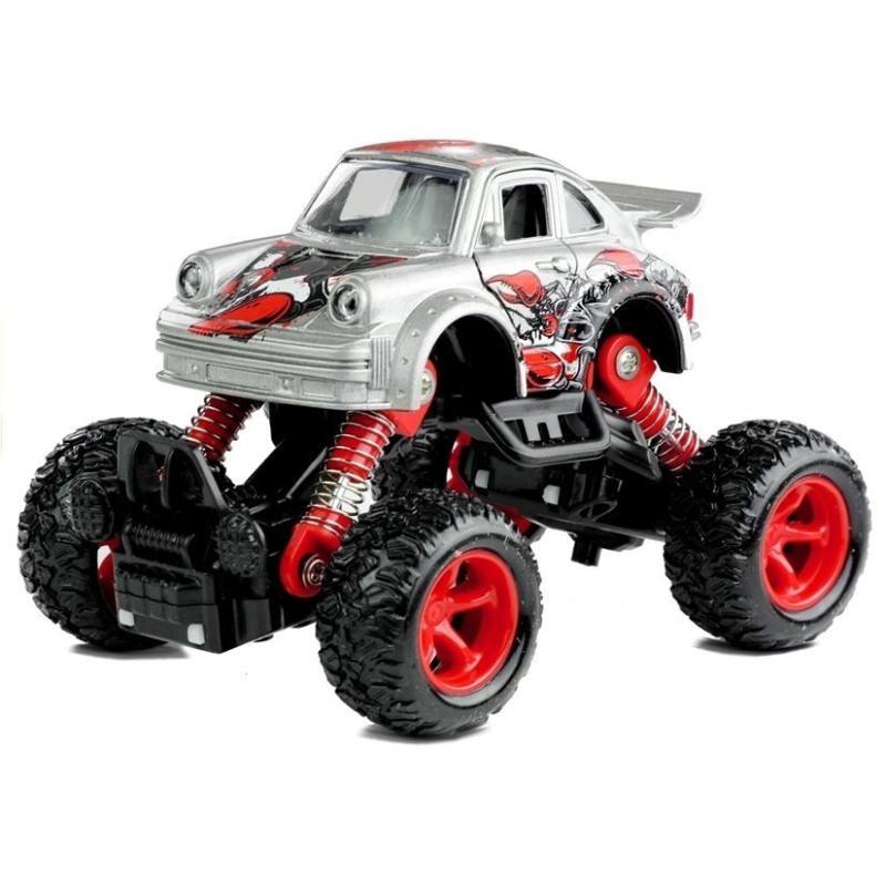 Samochodzik Monster Truck Amortyzatory Jeździ 1:36