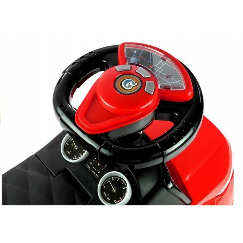 Jeździk dla Malucha 613W Gra + Świeci Czerwony