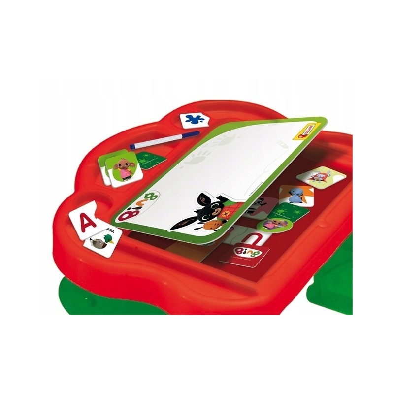 PROMO BING Biurko edukacyjne, gry puzzle tablica 75874 LISCIANI