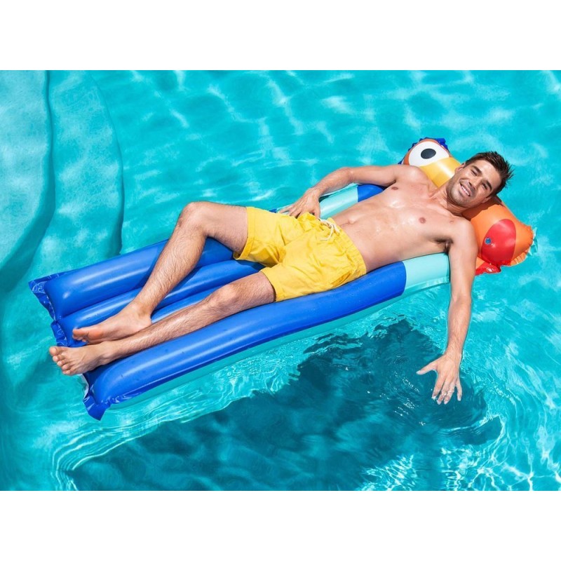 Dmuchany Materac Do Pływania Tukan Niebieski 183 x 76 cm Bestway 44021