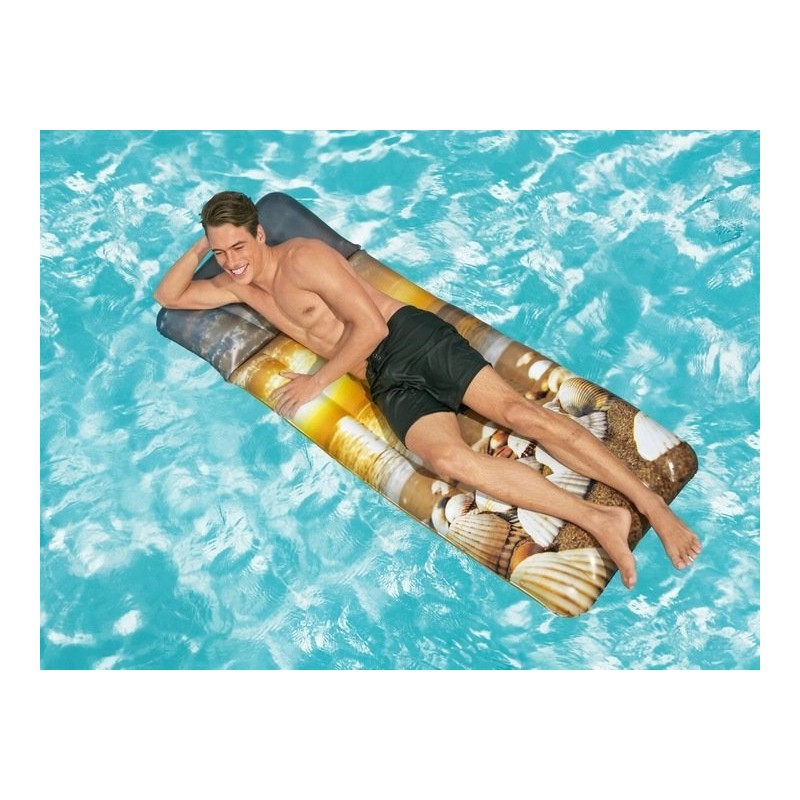 Dmuchany Materac Do Pływania Muszelki 183 x 71 cm Bestway 43416